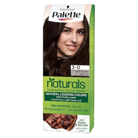 Palette Naturals Color Cream Hair Dye - 3-0 Dark Brown