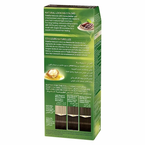 Palette Naturals Color Cream Hair Dye - 4-0 Medium Brown