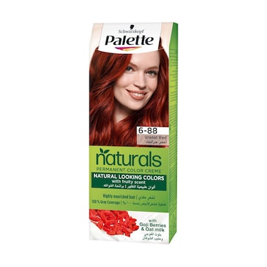 Palette Naturals Color Cream Hair Dye - 6-88 Granat Red