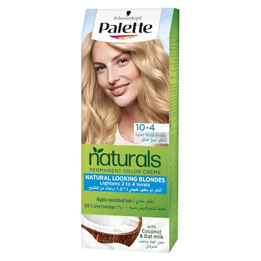 كريم صبغة الشعر باليت ناتشورالز - 10-4 أشقر بيج فائق