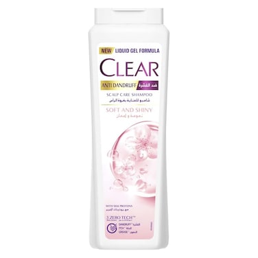 شامبو كلير نعومة ولمعان للعناية بفروة الرأس ضد القشرة للنساء - 600 مل