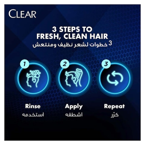 Clear Hair Fall Defense Anti-dandruff Shampoo for Men - 180 ml