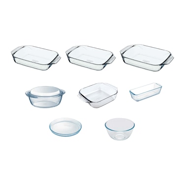 طقم صوانى من بايركس - 9 قطع