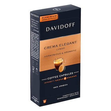 كبسولات قهوة دافيدوف كريما إليجانت - 10 كبسولات
