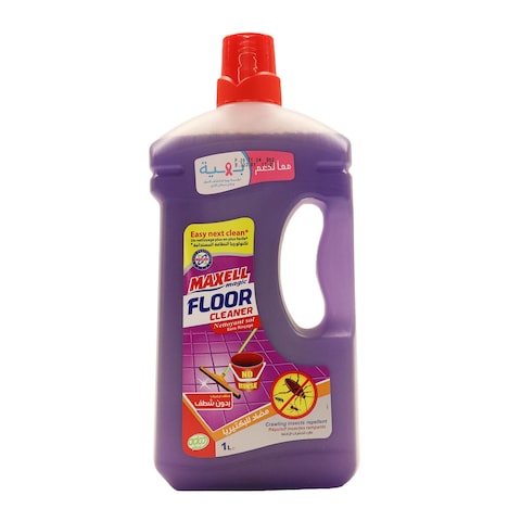 Feba Dishwashing Liquid With Lemon - 4 Liter + Maxell Floor Cleaner - 1 Liter