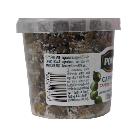 Ponti Dry Salted Capers - 125 gm