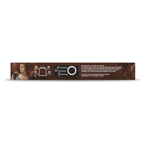 E Espresso Chocolate Aluminum Coffee Capsules - 10 Capsules