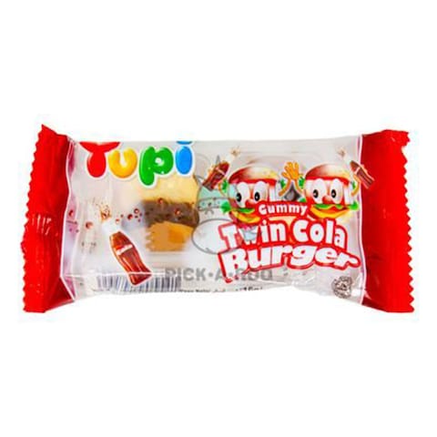 Yupi Twin Cola Burger Gummy Candy - 14 gm