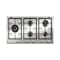 Indesit Built-in Gas Hob 90cm 5 Burners Full Safety - Silver - IN9522IX