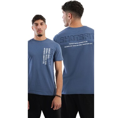 تيشرت شوتس رجالي - 3 اكس لارج - أزرق - 2964