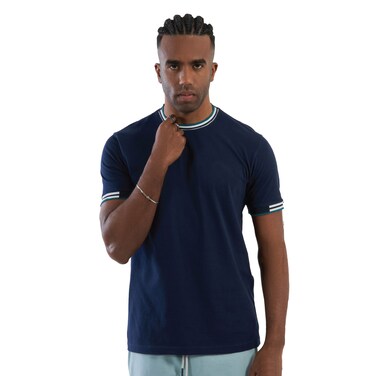 Shots Men T-Shirt - Medium - Navy - 2963