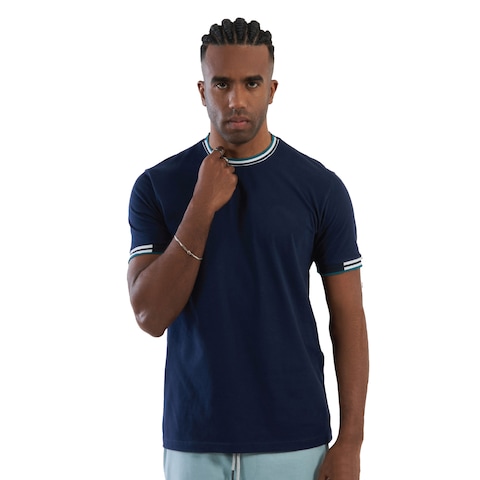 Shots Men T-Shirt - 2XL - Navy - 2963