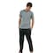 Shots Men Pajama Set - Medium - Gray and Silver - 2958
