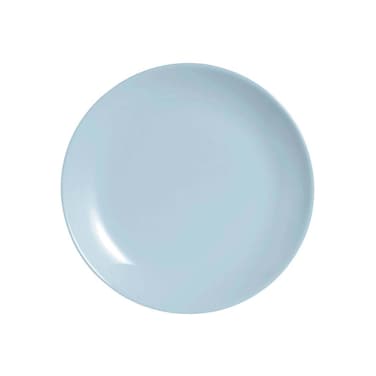 طبق حلويات لومينارك مستدير - 19 سم - ازرق