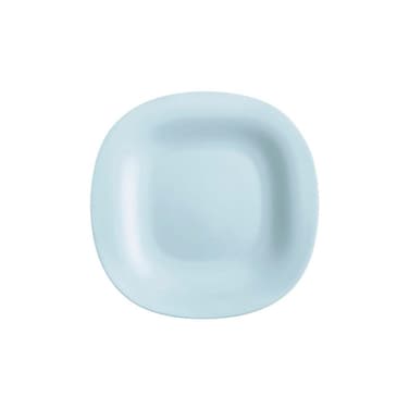 طبق حلويات لومينارك مربع - 19.5 سم - ازرق