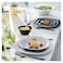 Luminarc Square Dessert Plate - 19.5 Cm - Grey