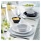 Luminarc Square Dessert Plate - 19.5 Cm - Grey
