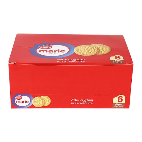 Becky&#39;s Plain Marie Biscuits - 27 Biscuits - 6 Pieces