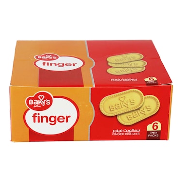 بسكويت بيكيز فينجر - 9 بسكوتة - 6 قطع