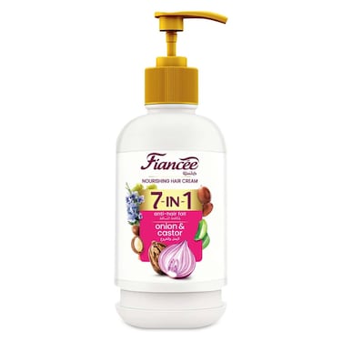 Fiancee 7 in 1 Hair Cream with Onion and Castor - 240ml