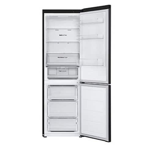 ثلاجة إل جي بفريزر سفلي 341 لتر - أسود - GW-B489FS6W