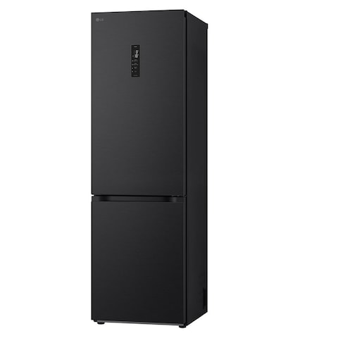 ثلاجة إل جي بفريزر سفلي 341 لتر - أسود - GW-B489FS6W