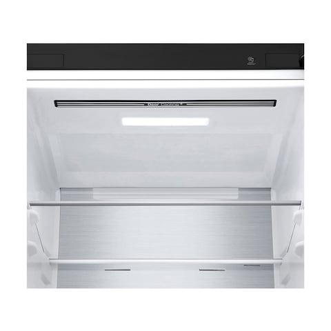 ثلاجة إل جي بفريزر سفلي 341 لتر - أسود - GW-B489FS6W