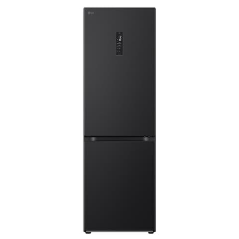 ثلاجة إل جي بفريزر سفلي 341 لتر - أسود - GW-B489FS6W