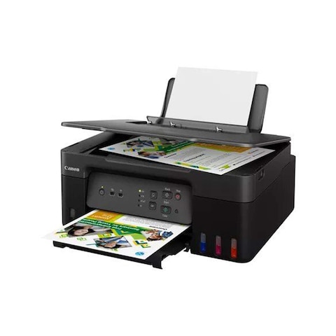 طابعة كانون بيكسما 3 في 1 واي فاي ميجاتانك انك جيت - اسود - G3430