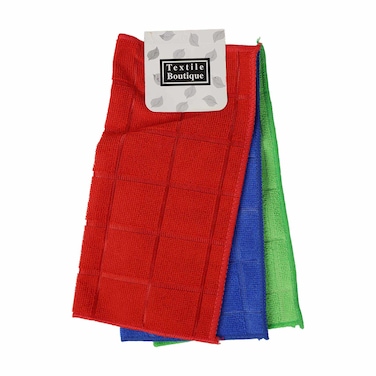 Textile Boutique Multipurpose Towels Set - 30 Cm - 3 Pieces