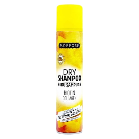 Morfose Dry Shampoo with Biotin and Collagen for Blond Hair - 200ml