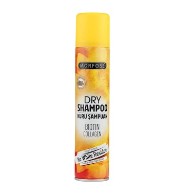 Morfose Dry Shampoo with Biotin and Collagen for Blond Hair - 200ml