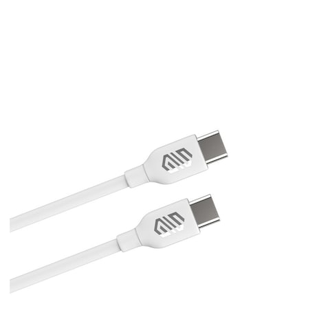 Smart Gate PVC Cable USB-C to USB-C Fast - 1 Meter - White