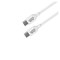 Smart Gate PVC Cable USB-C to USB-C Fast - 1 Meter - White