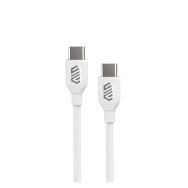 كابل سمارت جيت PVC من USB-C إلى USB-C سريع - 1 متر - أبيض