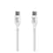 كابل سمارت جيت مضفر من USB-C إلى USB-C سريع - 1.8 متر - أبيض