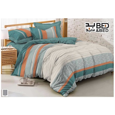 Bed and Bed Printed Bedspread - 180*240 Cm - A1284