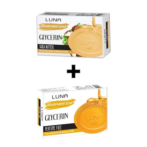 Luna Glycerin Soap with Shea Butter + Fragrance Free Glycerin Soap