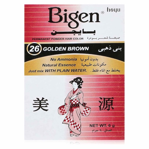 Bigen Permanent Powder Hair Color - NO.26 Golden Brown