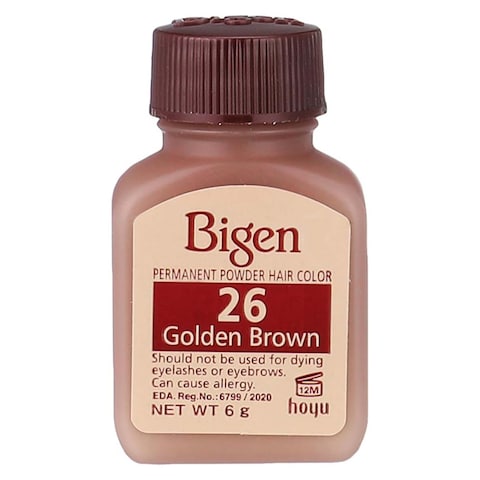 Bigen Permanent Powder Hair Color - NO.26 Golden Brown