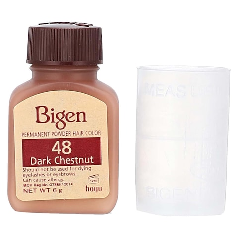 Bigen Permanent Powder Hair Color - NO.48 Dark Chestnut