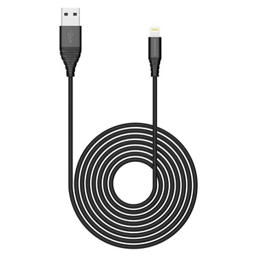 Riversong Alpha S Charging Cable USB-A to Lighting 1 Meter - Black - CL32