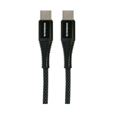 Riversong USB-C to Lightning Charging Cable 1 Meter 27 Watt - Black - LCL1