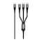 Riversong 3-in-1 Fast Charging Cable 2 Meter 3A - Grey - C33