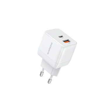 Riversong Dual Port Wall Charger 30 Watt - White - AD118
