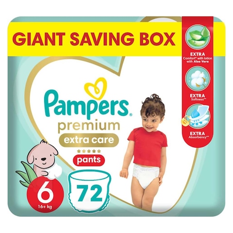 Pampers Premium Care Pants - Size 6 - 72 Diaper