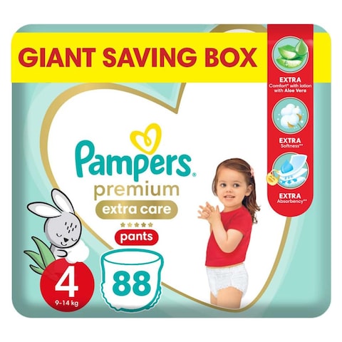 Pampers Premium Care Pants - Size 4 - 88 Diaper