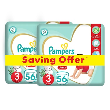 Pampers Premium Care Pants - Size 3 - 112 Diaper