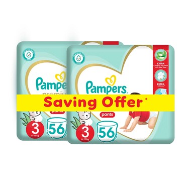 Pampers Premium Care Pants - Size 3 - 112 Diaper