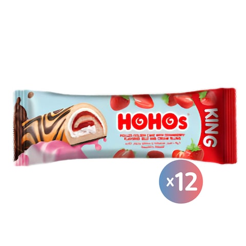Hohos King Strawberry Cake - 12 Pieces